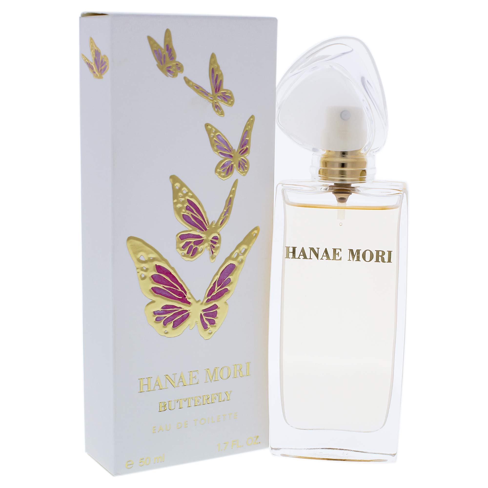 Amazon.com : Hanae Mori Eau De Toilette Butterfly 1.7 oz : Beauty